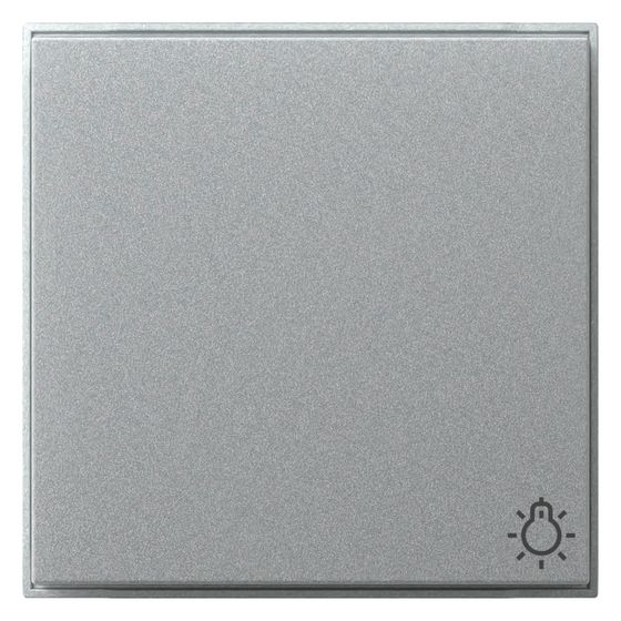 Gira Wippe TX_44, Licht, IP44, Thermoplast, Alu, 328565