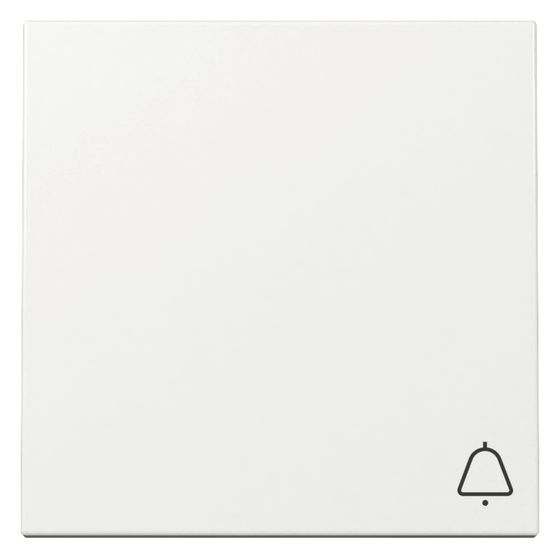 Gira Wippe System 55, Symbol Klingel, Reinweiß, 328603