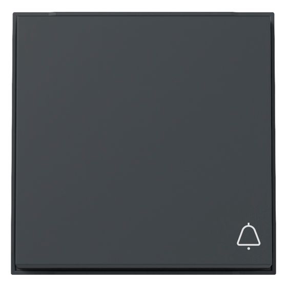 Gira Wippe TX_44, Symbol Klingel, IP44, Thermoplast, Anthrazit, 328667