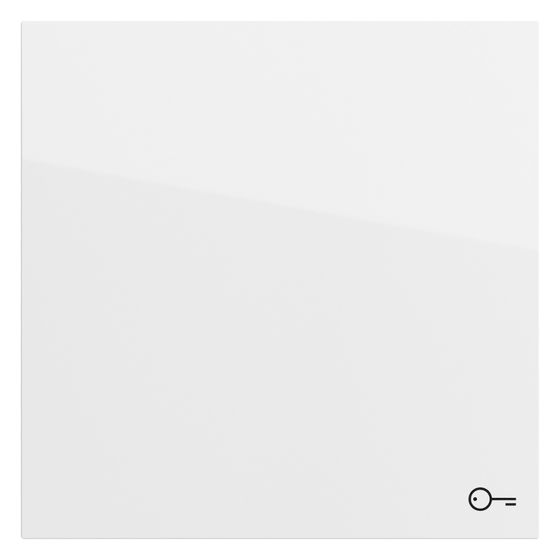 Gira Wippe, Symbol Tür, Flächenschalter, Reinweiß, 328770