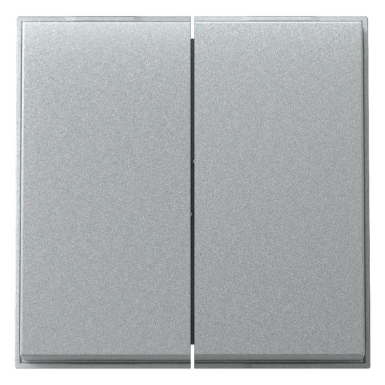 Gira Wippe 2-fach TX_44, IP44, Thermoplast, Alu, 329565