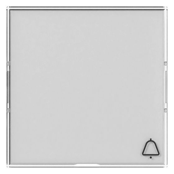 Gira Wippe System 55, mit Beschriftungsfeld und Symbol Klingel, 367900