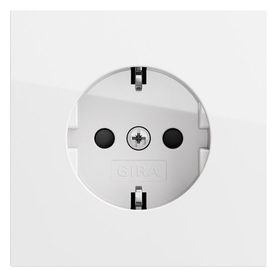 Gira Steckdose Safety Plus, 16A, 250V, Reinweiß, 445370