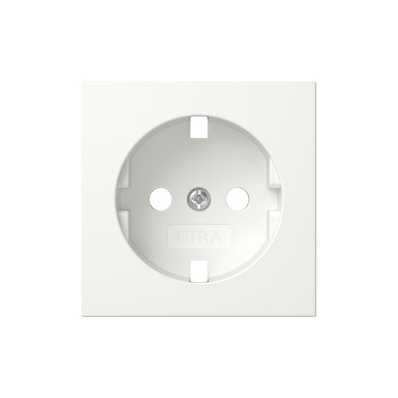Gira Abdeckung für Schutzkontakt-Steckdose System 55, 16A 250V, Reinweiß, 492003