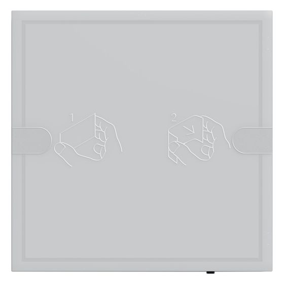 Gira KNX Tastsensor 4 Komfort 1-fach, 95x95mm, Anthrazit, 5001028