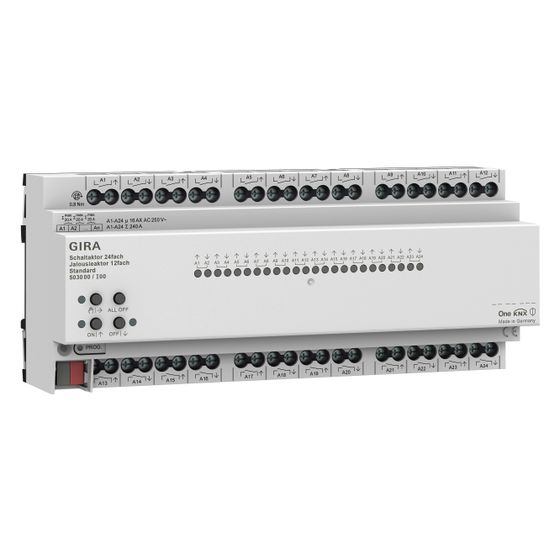 Gira Schalt-/Jalousieaktor 24f/12f 16 A REG, Standard, 503000