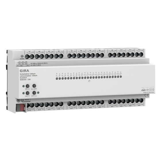 Gira Schalt-/Jalousieaktor 24f/12f 16 A REG, KNX Secure, 504000