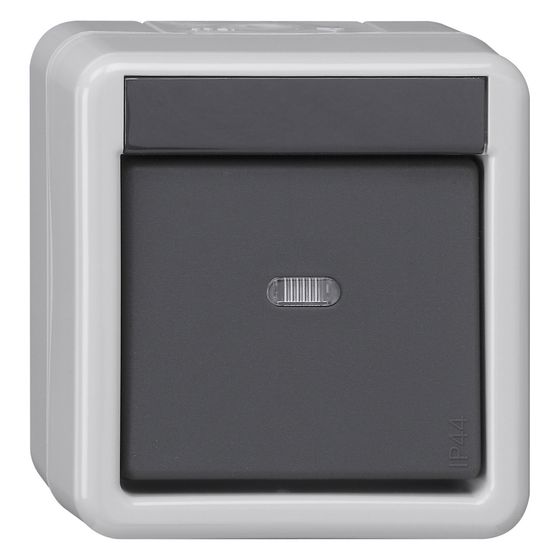 Gira Taster-Busankoppler 1-fach, 1-Punkt, IP44, KNX, Grau, 515130
