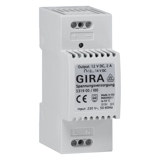 Gira Spannungsversorgung 12V 2A, REG, 531900