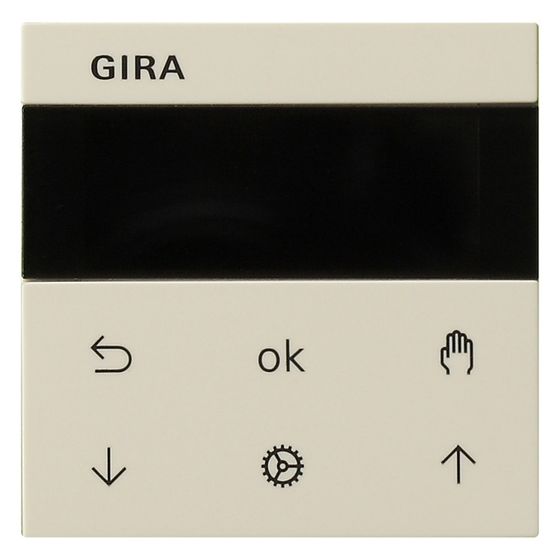 Gira Jalousie- und Schaltuhr Display System 3000, System 55, Cremeweiß, 536601