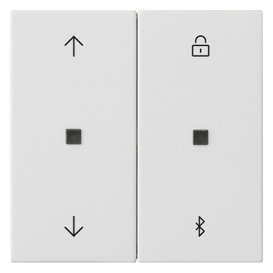 Gira Jalousie- und Schaltuhr Bluetooth System 3000, System 55, Reinweiß, 536727