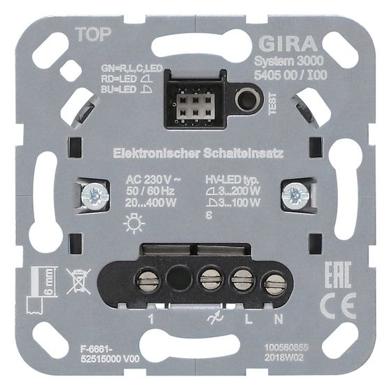 Gira Schalteinsatz System 3000, elektronisch, 540500