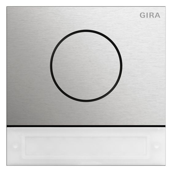 Gira Türstationsmodul System 106, Inbetriebnahme-Tasten, Edelstahl, 5569920