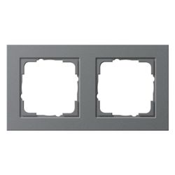 Gira Abdeckrahmen E2 2-fach, Anthrazit, 021223... GIRA-021223 4010337212232 (Abb. 1)