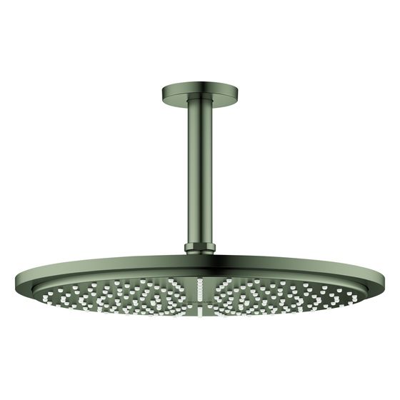 Grohe Rainshower Cosmopolitan 310 Kopfbrauseset, 1 Strahlart, Deckenauslass 142mm, 8l/min bei 3 bar, Satin Graphite, 100739MG00