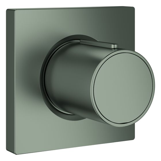 Grohe Unterputzventil Grohtherm F, 1-fach, Fertigmontageset für Rapido C, Satin Steel, 100754MS00