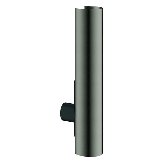Grohe Siphon Abdeckung rund, 340mm, Messing, Hard Graphite gebürstet, 101008AL00