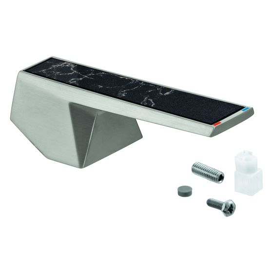 Grohe Hebel für Allure Brilliant mit Temperaturanzeige Rot/Blau, Supersteel, 101332DC00