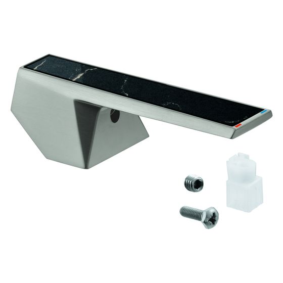 Grohe Hebel für Allure Brilliant mit Temperaturanzeige Rot/Blau, Supersteel, 101391DC00