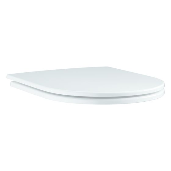 Grohe WC-Sitz Euro Keramik mit Absenkautomatik, mit Deckel, Alpinweiß, 102500SH00