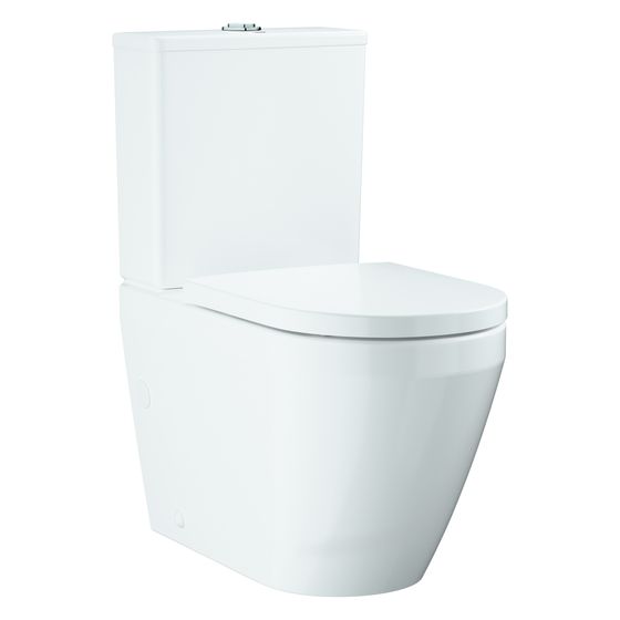 Grohe Stand-WC-Kombination, Set Euro Keramik mit WC-Sitz Soft Close, Alpinweiß, 102513SH00