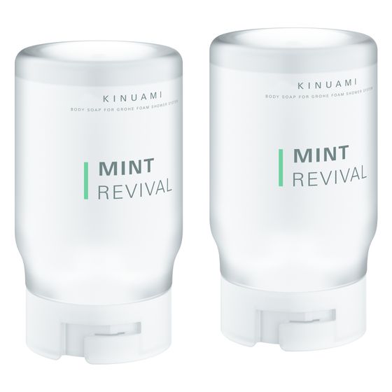 Grohe Schäumende Körperseife Kinuami Mint für Grohe Purefoam, 2x250ml, 1033699990