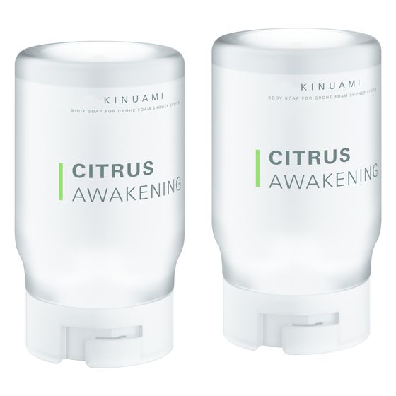 Grohe Schäumende Körperseife Kinuami Citrus für Grohe Purefoam, 2x250ml, 1033819990
