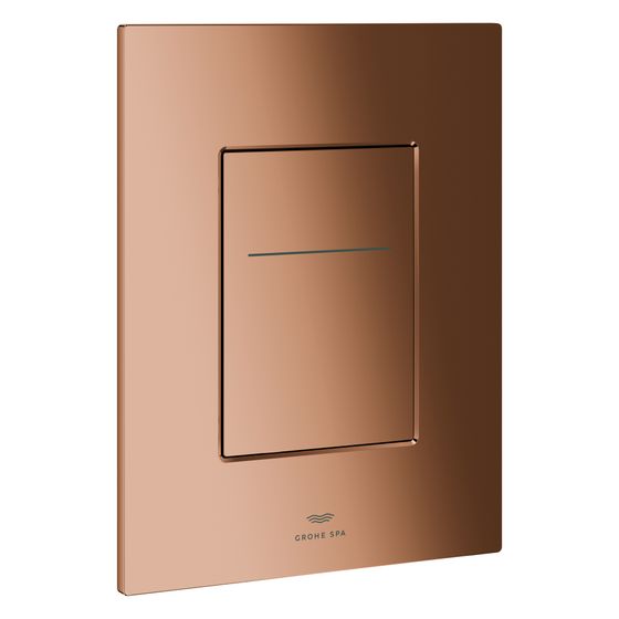 Grohe Arena Aqua Tiles WC-Betätigung, eckig, senkrechte Montage für 2-Mengen-Spülung, 6V-Batterie, Warm Sunset, 104644DA00