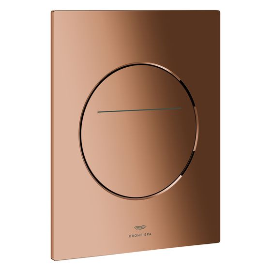Grohe Arena Aqua Tiles WC-Betätigung, rund, senkrechte Montage für 2-Mengen-Spülung, 6V-Batterie, Warm Sunset, 104645DA00