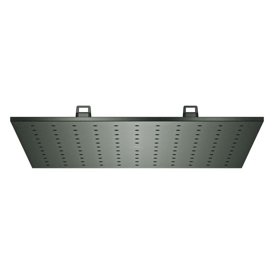 Grohe Rainshower Aqua Deckenbrausen-Abdeckung für Strahlbildner Mono, 334x334mm, Hard Graphite gebürstet, 104986AL00