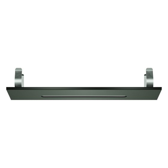 Grohe Rainshower Aqua Deckenbrausen-Abdeckung für Strahlbildner Cascade/Rainfall, 334x111mm, Satin Graphite, 104988MG00