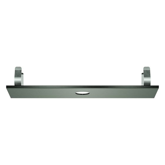 Grohe Rainshower Aqua Deckenbrausen-Abdeckung für 1 Strahlbildner, 334x111mm, Hard Graphite gebürstet, 104992AL00
