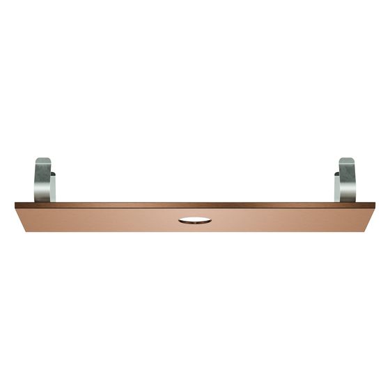 Grohe Rainshower Aqua Deckenbrausen-Abdeckung für 1 Strahlbildner, 334x111mm, Warm Sunset gebürstet, 104992DL00