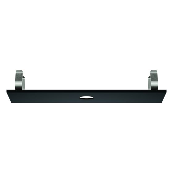 Grohe Rainshower Aqua Deckenbrausen-Abdeckung für 1 Strahlbildner, 334x111mm, Phantom Black, 104992KF00