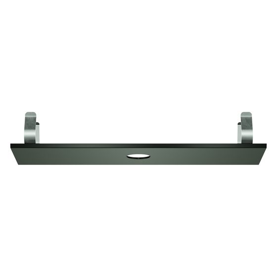 Grohe Rainshower Aqua Deckenbrausen-Abdeckung für 1 Strahlbildner, 334x111mm, Satin Graphite, 104992MG00