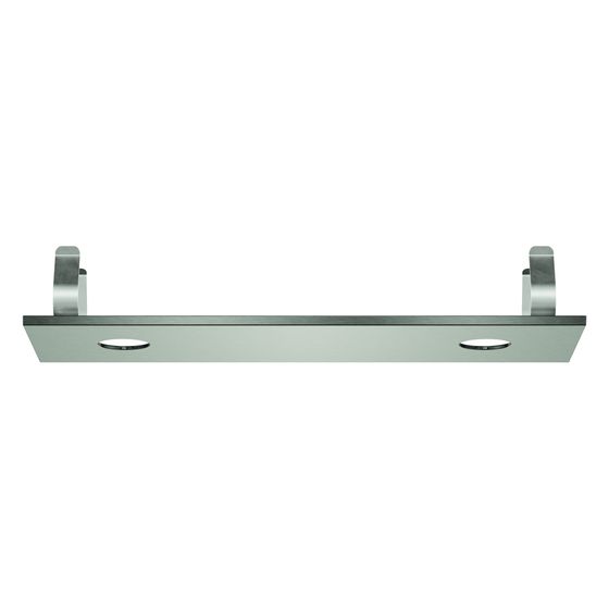 Grohe Rainshower Aqua Deckenbrausen-Abdeckung für 2 Strahlbildner, 334x111mm, Supersteel, 104993DC00