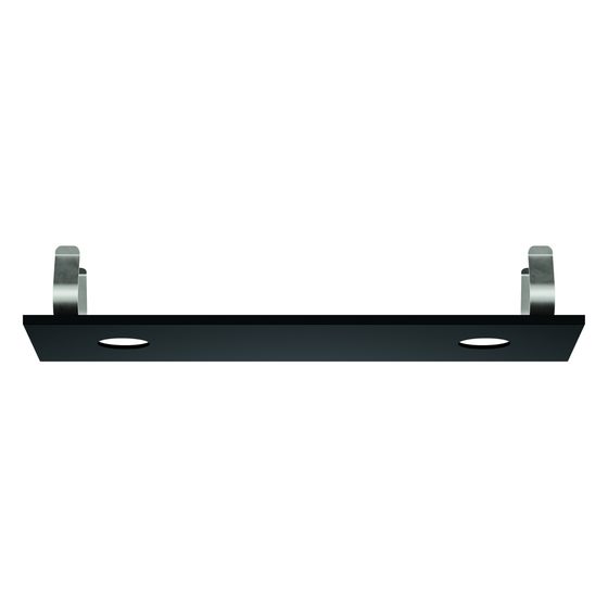 Grohe Rainshower Aqua Deckenbrausen-Abdeckung für 2 Strahlbildner, 334x111mm, Phantom Black, 104993KF00