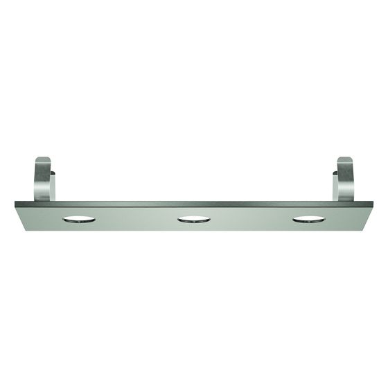 Grohe Rainshower Aqua Deckenbrausen-Abdeckung für 3 Strahlbildner, 334x111mm, Supersteel, 104994DC00