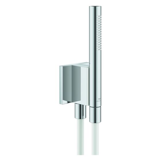 Grohe Rainshower Aqua Stick Handbrauseset 2 Stahlarten, Brauseschlauch 1500mm, Metall, magnetisch, max 9,5l/min, Chrom