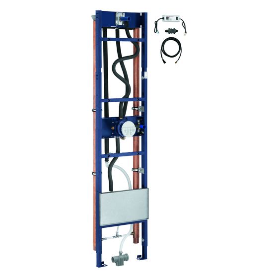 Grohe Rapido Duschrahmen Mono Heat Recovery plus für MONO Brausen UP, mit Wärmerückgewinnung, 2 Wärmetauscher, 1057899990