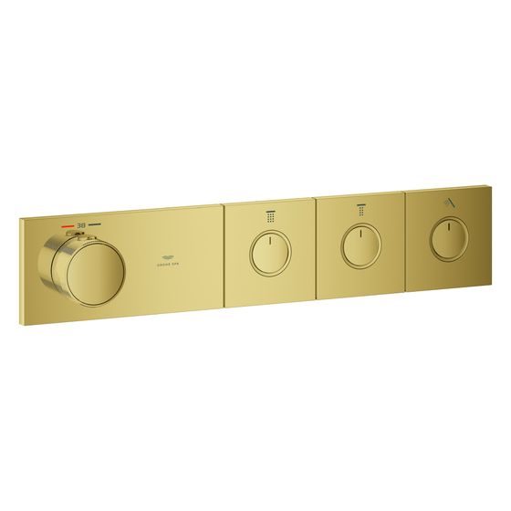 Grohe Grohtherm Aqua Tiles Unterputz-Thermostat, 3 Absperrventile, SmartControl, Cool Sunrise, 106866GL00