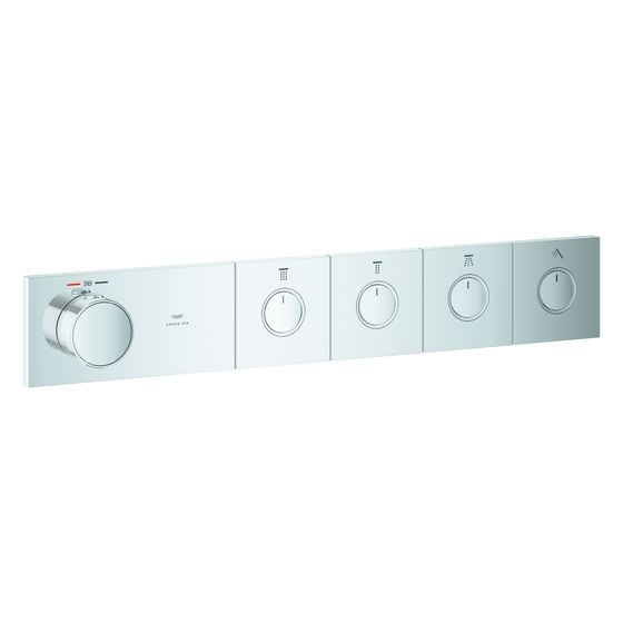 Grohe Grohtherm Aqua Tiles Unterputz-Thermostat, 4 Absperrventile, SmartControl, verchromt, 1068670000