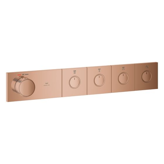 Grohe Grohtherm Aqua Tiles Unterputz-Thermostat, 4 Absperrventile, SmartControl, Warm Sunset, 106867DA00
