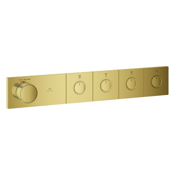 Grohe Grohtherm Aqua Tiles Unterputz-Thermostat, 4 Absperrventile, SmartControl, Cool Sunrise, 106867GL00