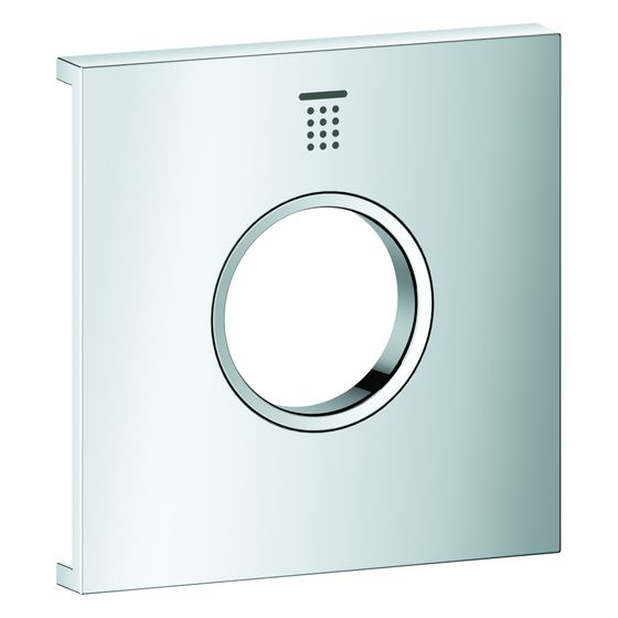 Grohe Grohtherm Aqua Tiles Metallplatte, Symbol Kopfbrause 1 für Grohtherm Aqua Tiles UP-Thermostate, Chrom, 1068870000