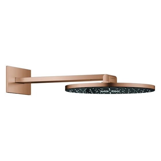 Grohe Rainshower Aqua Kopfbrause-Set 2 Strahlarten, D 360mm, mit Brausearm 430mm, Warm Sunset gebürstet, 107056DL00