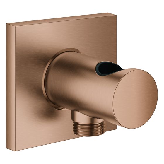 Grohe Rainshower Aqua Wandanschluss, Metall, integrierter Handbrausehalter, für Einbaubox, Warm Sunset gebürstet, 107059DL00