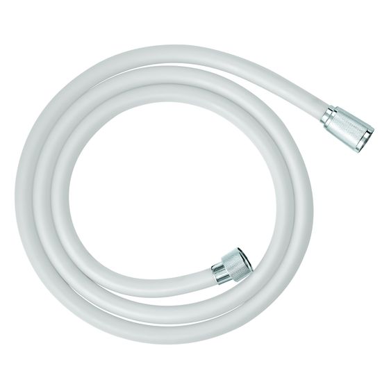 Grohe Silverflex Brauseschlauch, 1.500mm, mit TwistStop und AntiFold, Moon White/Chrom, 107061LS00