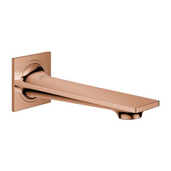 Grohe Allure Wanneneinlauf DN 20 Warm Sunset zur Wandmontage, Ausladung 167mm