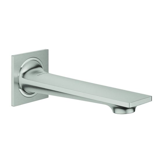 Grohe Allure Wanneneinlauf DN 20 Supersteel zur Wandmontage, Ausladung 167mm